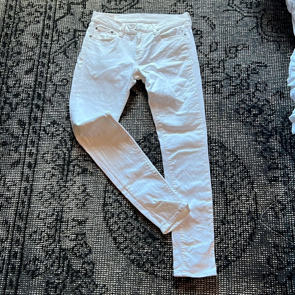 Ralph Lauren: Tompkins Skinny Jeans (white)